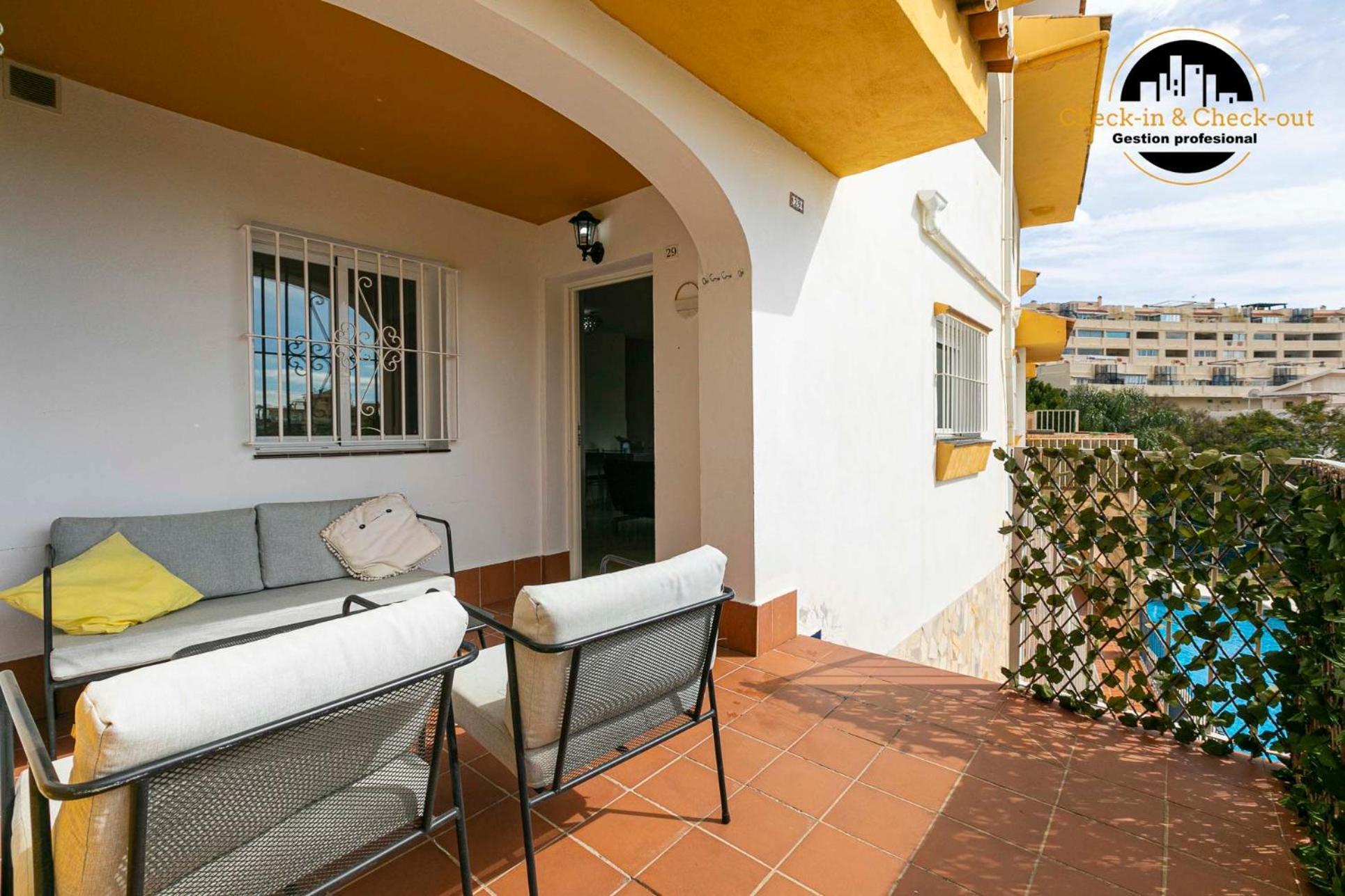 Apartamento Benalmadena con piscina Benalmádena Exterior foto