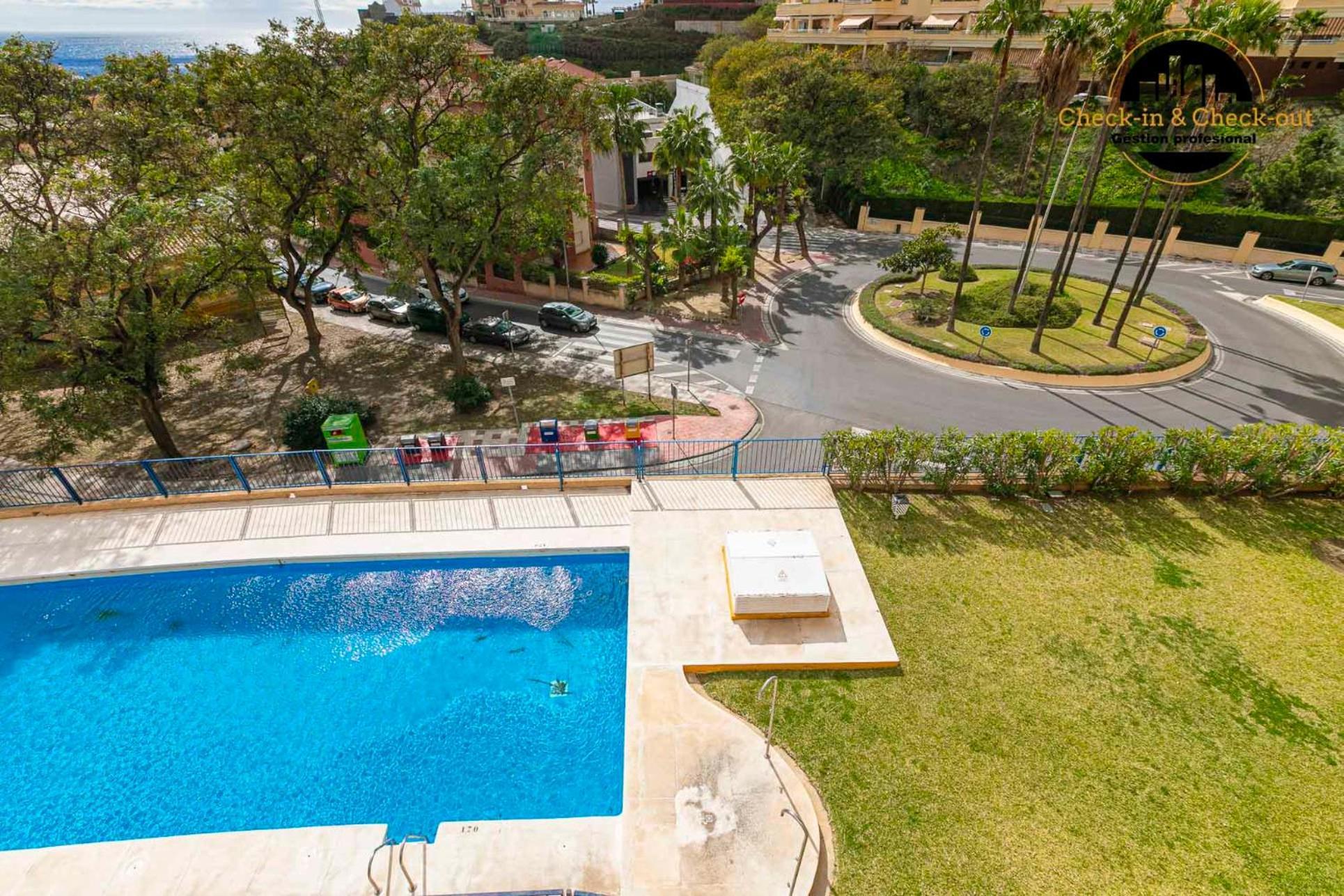 Apartamento Benalmadena con piscina Benalmádena Exterior foto